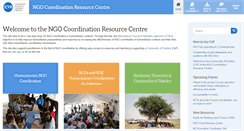 Desktop Screenshot of ngocoordination.org