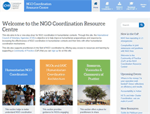 Tablet Screenshot of ngocoordination.org